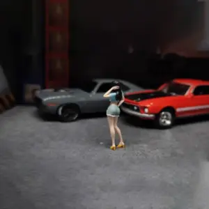 Miniature Female Resin Figurine for Collections 10 S3dcf8d5147614da98f636f52194c0d09U