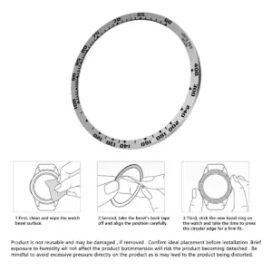 Stainless Steel Bezel for Samsung Watch 8 13 S3ddefc5190514a958fe1b5df322183c5l
