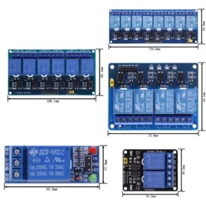 Multi-Channel 5V/12V/24V Relay Module for Automation 15 S3de4b9e35e0f44eaa972124345ba018fj