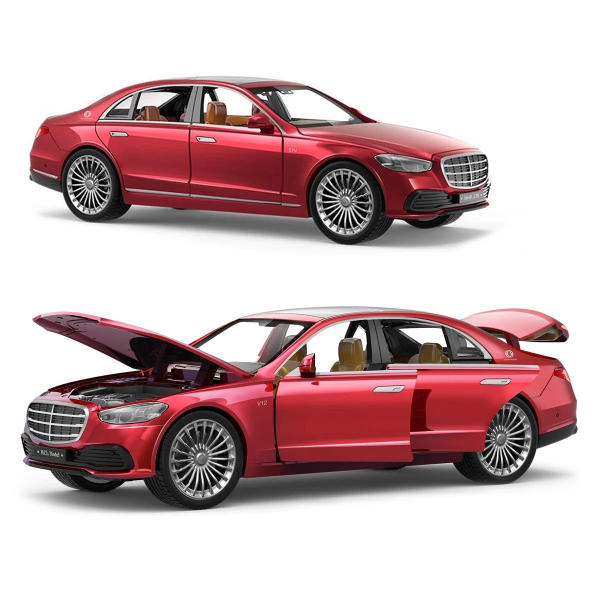 1:22 Scale Black Diecast Car Model 6 1:22 Scale Black Diecast Car Model - Image 6