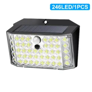 Outdoor Solar LED Wall Lights 120 Lumen, IP65 17 S3e0a4a84e40c409591d144365757d409y