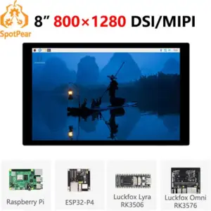 8-Inch DSI MIPI LCD Touchscreen Display