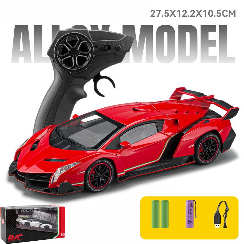 RC Veneno Supercar 1:24 Scale with Remote 10 RC Veneno Supercar 1:24 Scale with Remote - Image 10