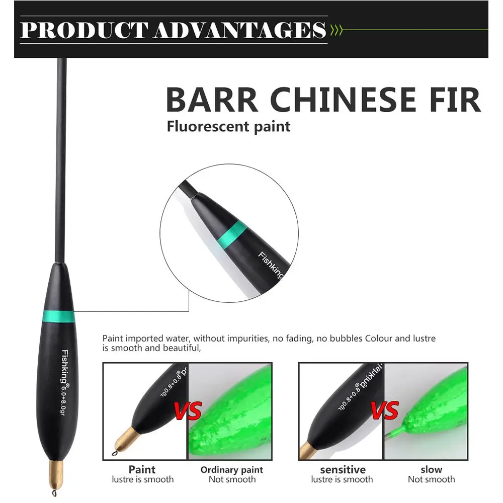 Set of 4 Paulownia and Fir Fishing Floats 3 Set of 4 Paulownia and Fir Fishing Floats - Image 3