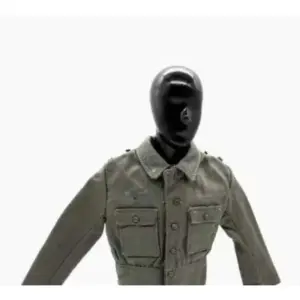 WWII Light Green Action Figure Coat for Collectors 11 S3ebca63511b24a8c953bef825d9da0acy