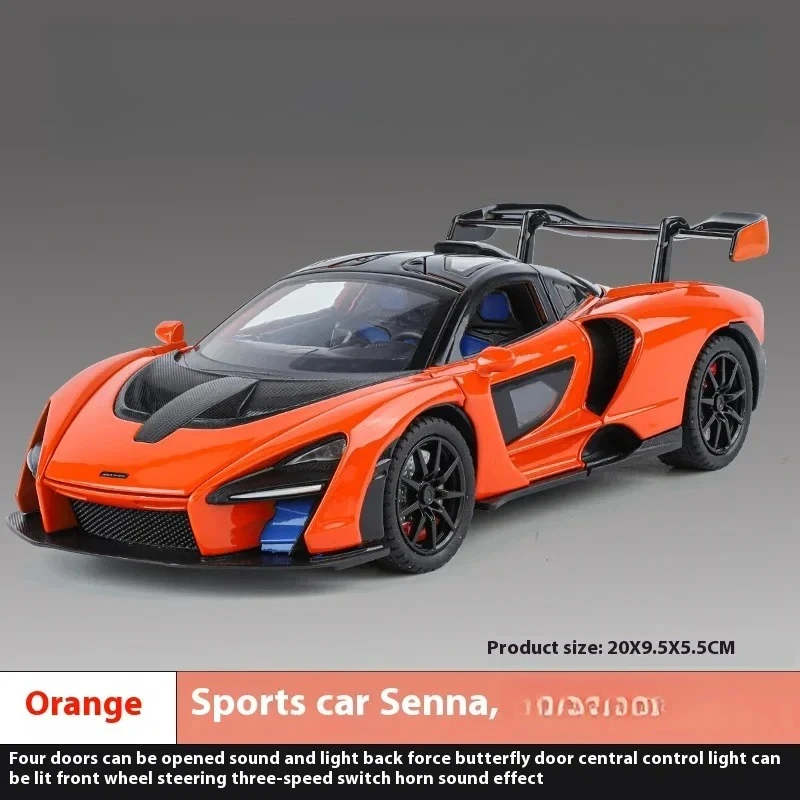 Purple McLaren Senna 1:24 Scale Diecast Model 8 Purple McLaren Senna 1:24 Scale Diecast Model - Image 8