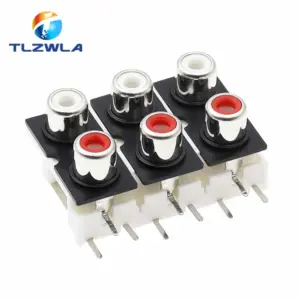 Premium RCA Socket Connectors Set (2PCS) for Audio 16 S3ee8fb15dec747439dfc1245c702345a9