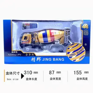 Miniature Concrete Mixer Truck Model 1/50 Scale 14 S3eef63838e084a449224d1034786e330n