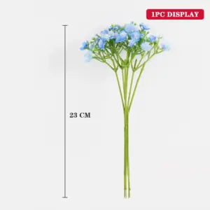 Blue Artificial Baby's Breath Bouquet - 42 Flowers 13 S3f14097009414f1d880c0b9b8fdc23c4t
