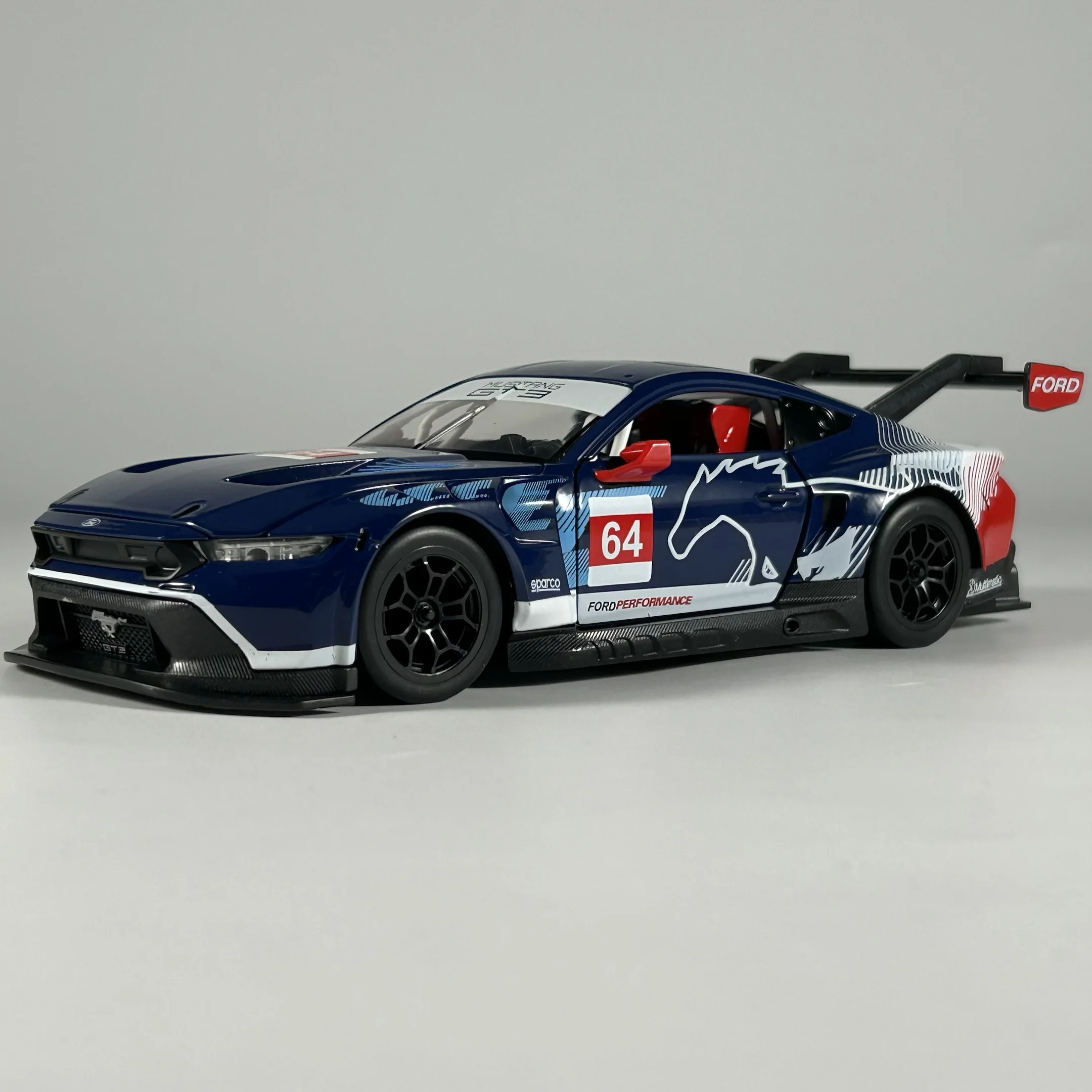 Shell Ford Mustang GT3 1:24 Diecast Model for Collectors 8 Shell Ford Mustang GT3 1:24 Diecast Model for Collectors - Image 8