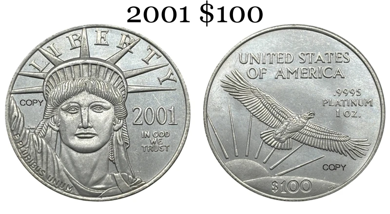 Vintage 2001 W Liberty Commemorative Coin 3 Vintage 2001 W Liberty Commemorative Coin - Image 3
