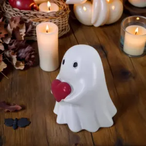 Resin Ghost Figurine with Heart Accent 8 S3f4132ad5bd1490fa2d2d32482d392abU