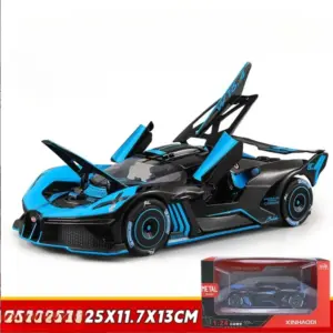 Bugatti Bolide Diecast Model 1:24 Scale with Light Sound 10 S3f5df54e03db452f8aa13bc93f03ce77Z