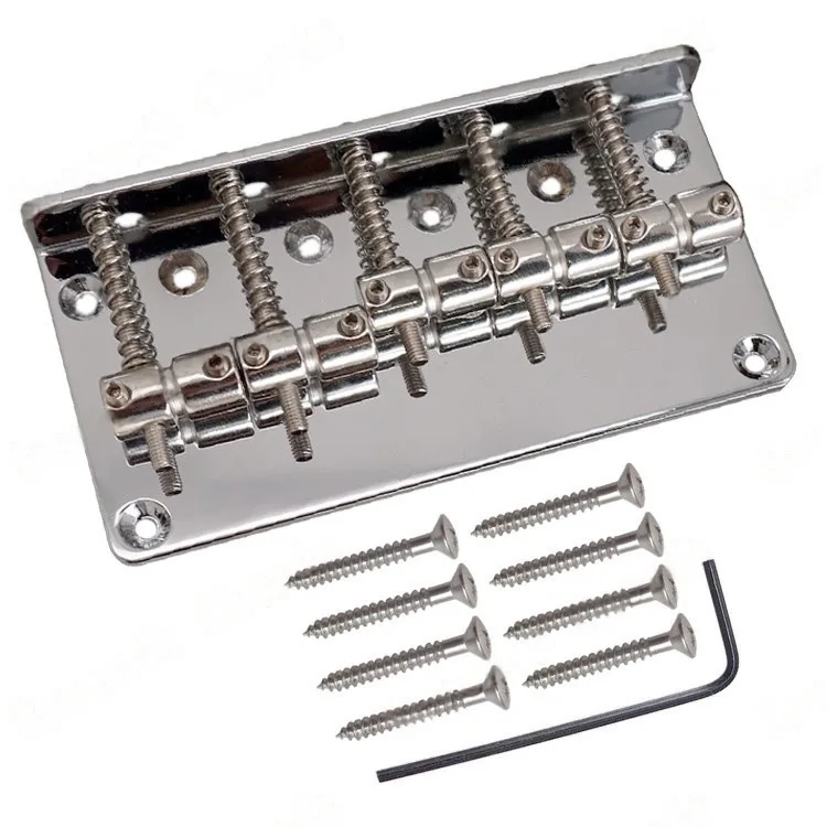 Five-String Electric Bass Bridge, 98mm Length 4 Five-String Electric Bass Bridge, 98mm Length - Image 4