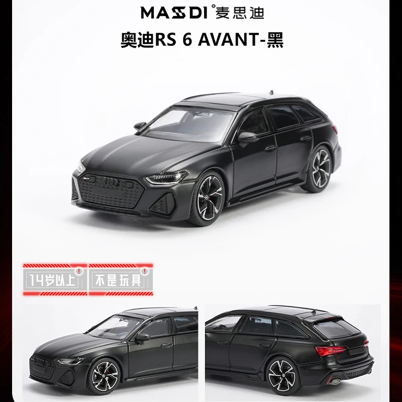 1:64 Scale MASSDI RS 6 Alloy Model Car 2 1:64 Scale MASSDI RS 6 Alloy Model Car - Image 2