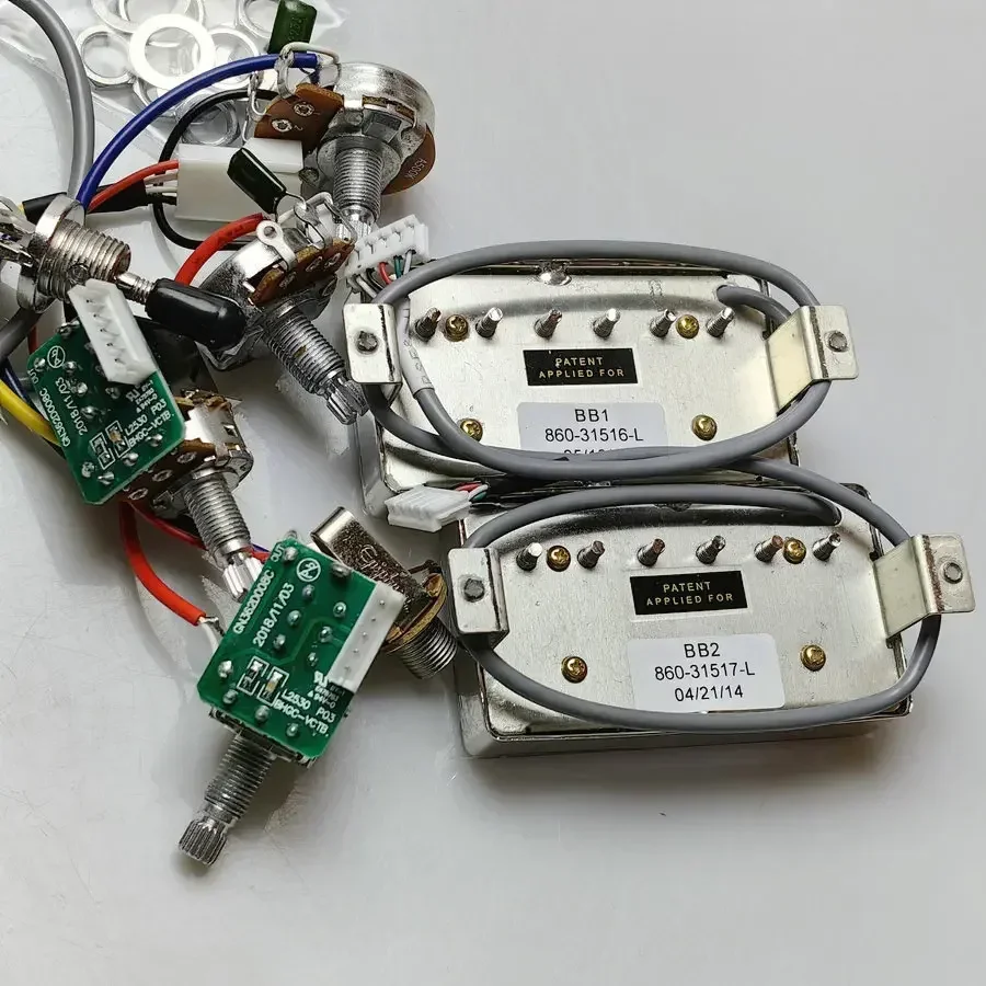 Alnico 5 Humbucker Pickups Set for Guitar 4 Alnico 5 Humbucker Pickups Set for Guitar - Image 4