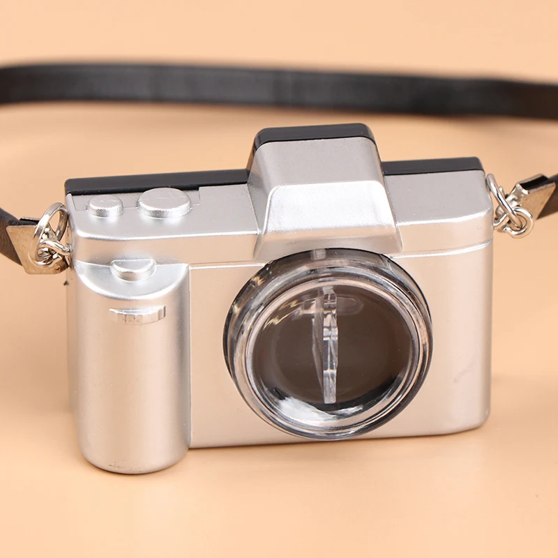 Miniature Retro Camera for Dollhouses in Gold & Silver 3 Miniature Retro Camera for Dollhouses in Gold & Silver - Image 3