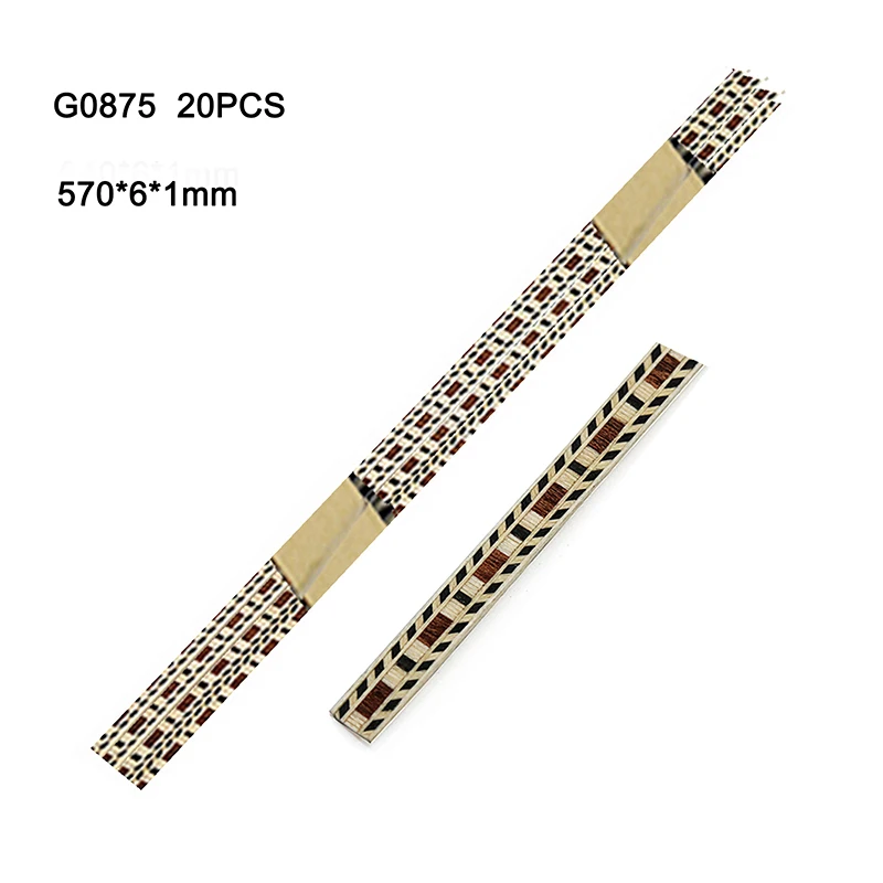 Wooden Guitar Inlay Decoration Strips - 570mm Length 8 Wooden Guitar Inlay Decoration Strips - 570mm Length - Image 8