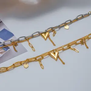 Stainless Steel Double-Layer Chain Bracelet 12 S3fe7d922b7694bf4807da8d582c1d642Y