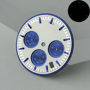 Blue/Green 32.5mm Watch Dial for VK63 Model 14 S3ff2c3a80fc64708ad7b9f863f54842an