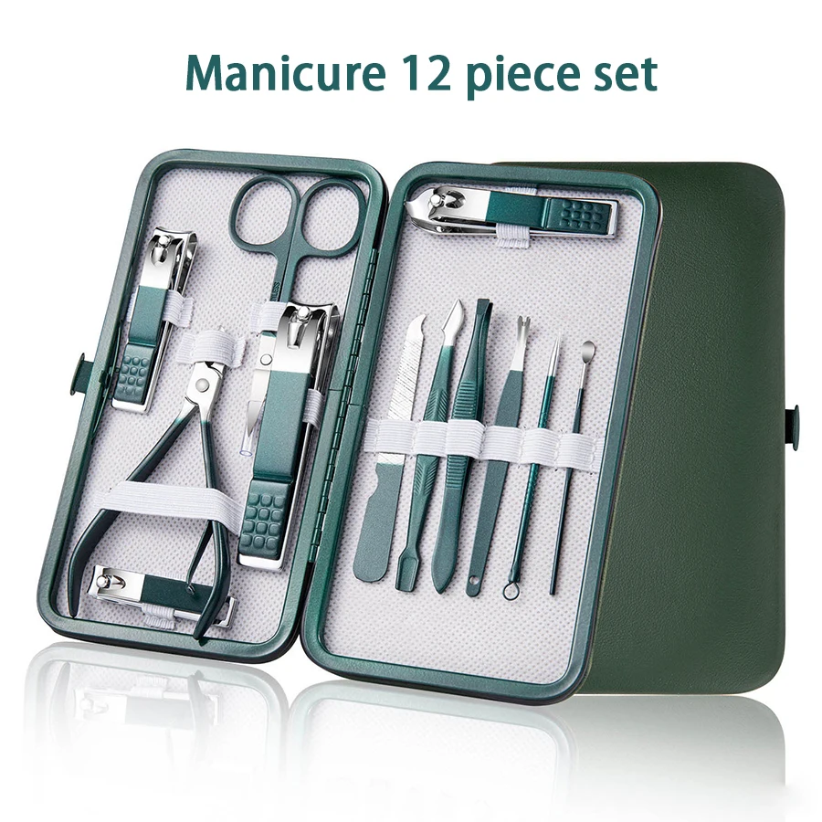 Dark Teal Professional Nail Care Set with 18 Tools 10 Dark Teal Professional Nail Care Set with 18 Tools - Image 10