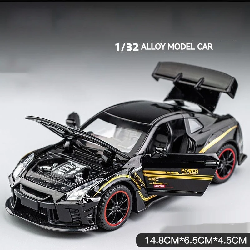 Nissan GTR R35 1:32 Diecast Model in Red 9 Nissan GTR R35 1:32 Diecast Model in Red - Image 9