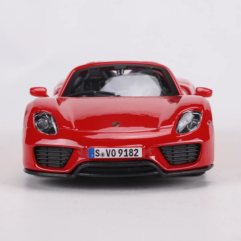 Vibrant Red Porsche 918 Spyder Diecast Model 5 Vibrant Red Porsche 918 Spyder Diecast Model - Image 5
