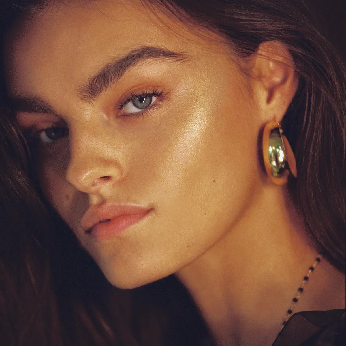 Stainless Steel Minimalist Gold Hoop Earrings 2 Stainless Steel Minimalist Gold Hoop Earrings - Image 2