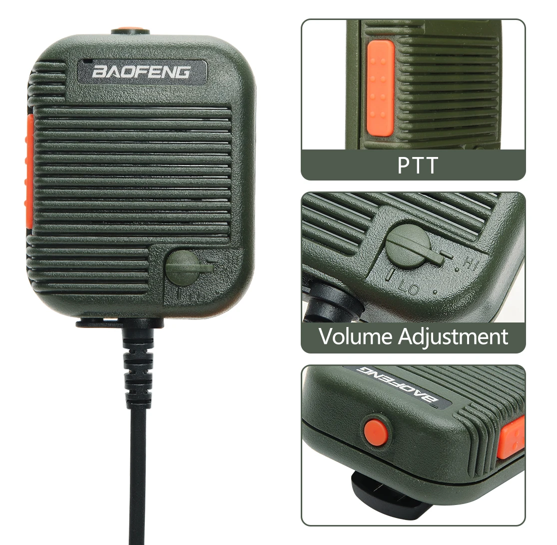 Rugged Baofeng AR-152 Microphone for Radios 2 Rugged Baofeng AR-152 Microphone for Radios - Image 2