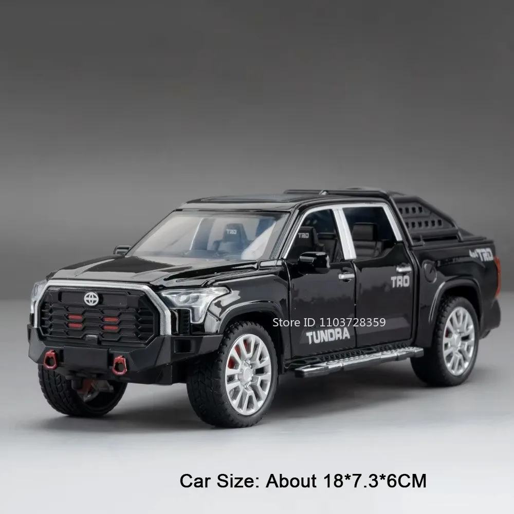 Red Diecast Toyota Pickup Truck Model 1:32 Scale 8 Red Diecast Toyota Pickup Truck Model 1:32 Scale - Image 8