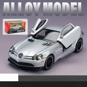 Silver 1:32 Scale Diecast Supercar Model 19 S406bb388818d4ed789d799a8c2b04373u
