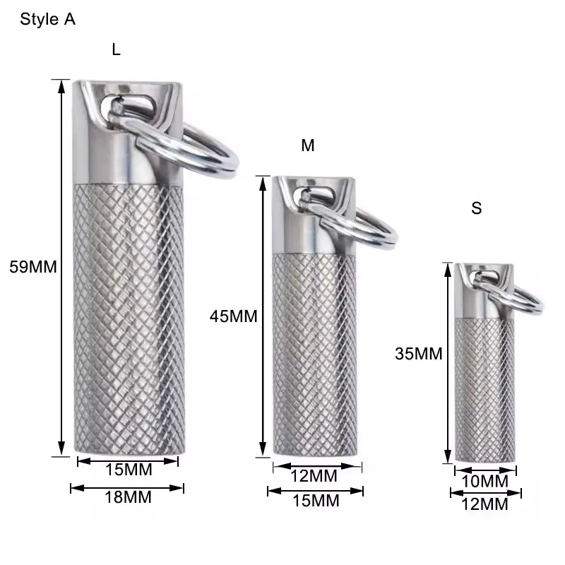 Titanium Alloy Travel Pill Box - Multiple Sizes 3 Titanium Alloy Travel Pill Box - Multiple Sizes - Image 3