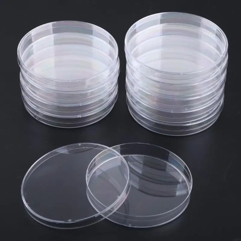 Set of 10 90mm Glass-Like Plastic Petri Dishes 4 Set of 10 90mm Glass-Like Plastic Petri Dishes - Image 4