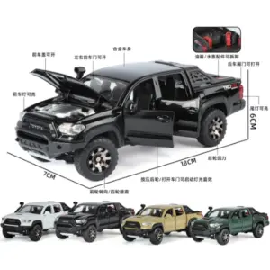 1:32 Scale Toyota Tacoma TRO Off Road Diecast Model 14 S408b5f97a4ed4b0cab39026a2ece1a5ba