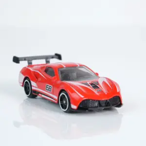 1:64 Flame Red Die-Cast Race Car 10 S408e7f1f1b174d179989834d664450434