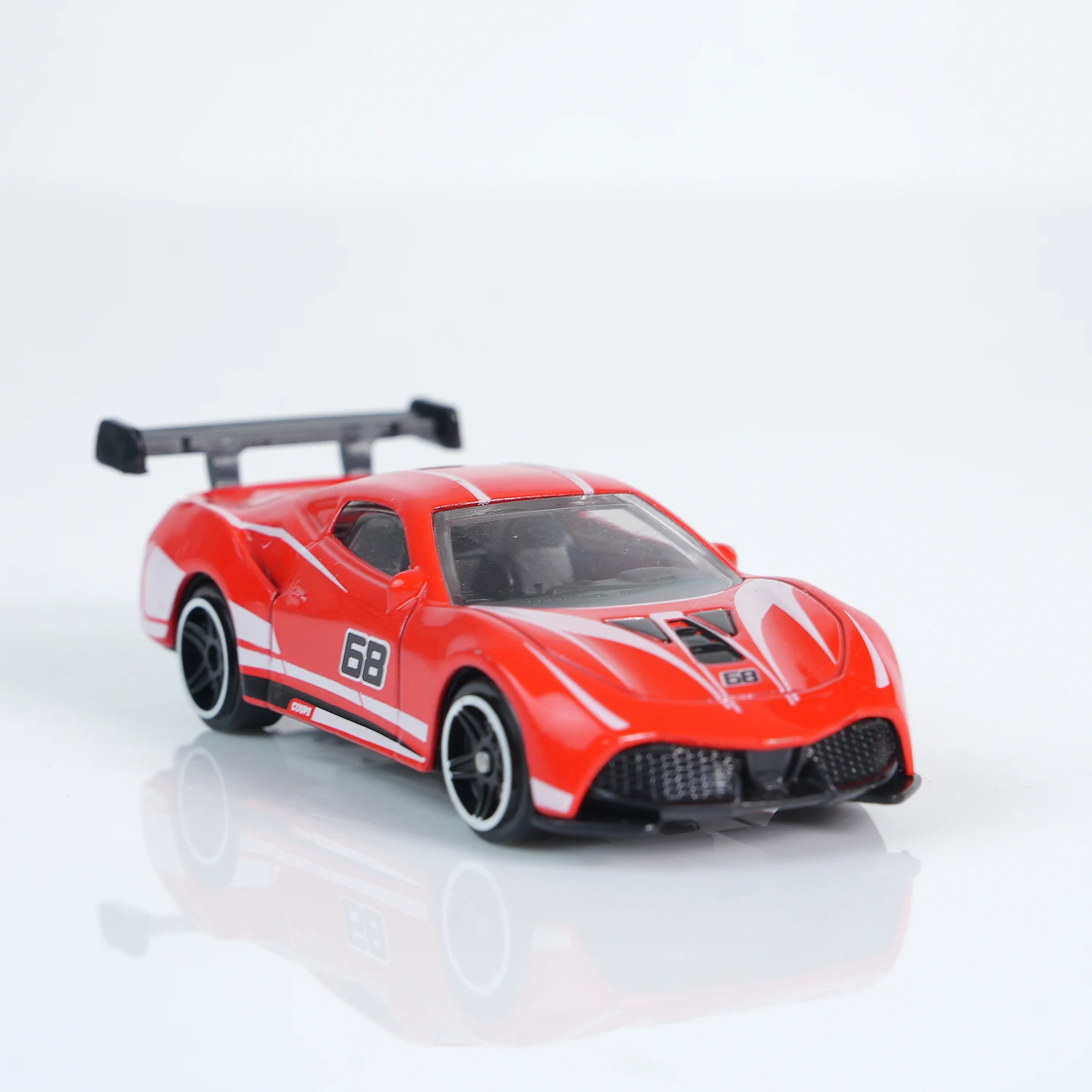 1:64 Flame Red Die-Cast Race Car 4 1:64 Flame Red Die-Cast Race Car - Image 4