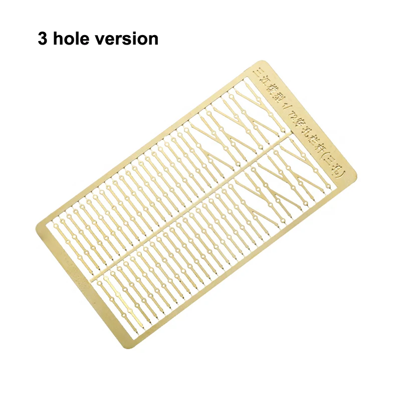 Brass Railing Post Etching Sheets for 1/72 Scale Models 4 Brass Railing Post Etching Sheets for 1/72 Scale Models - Image 4