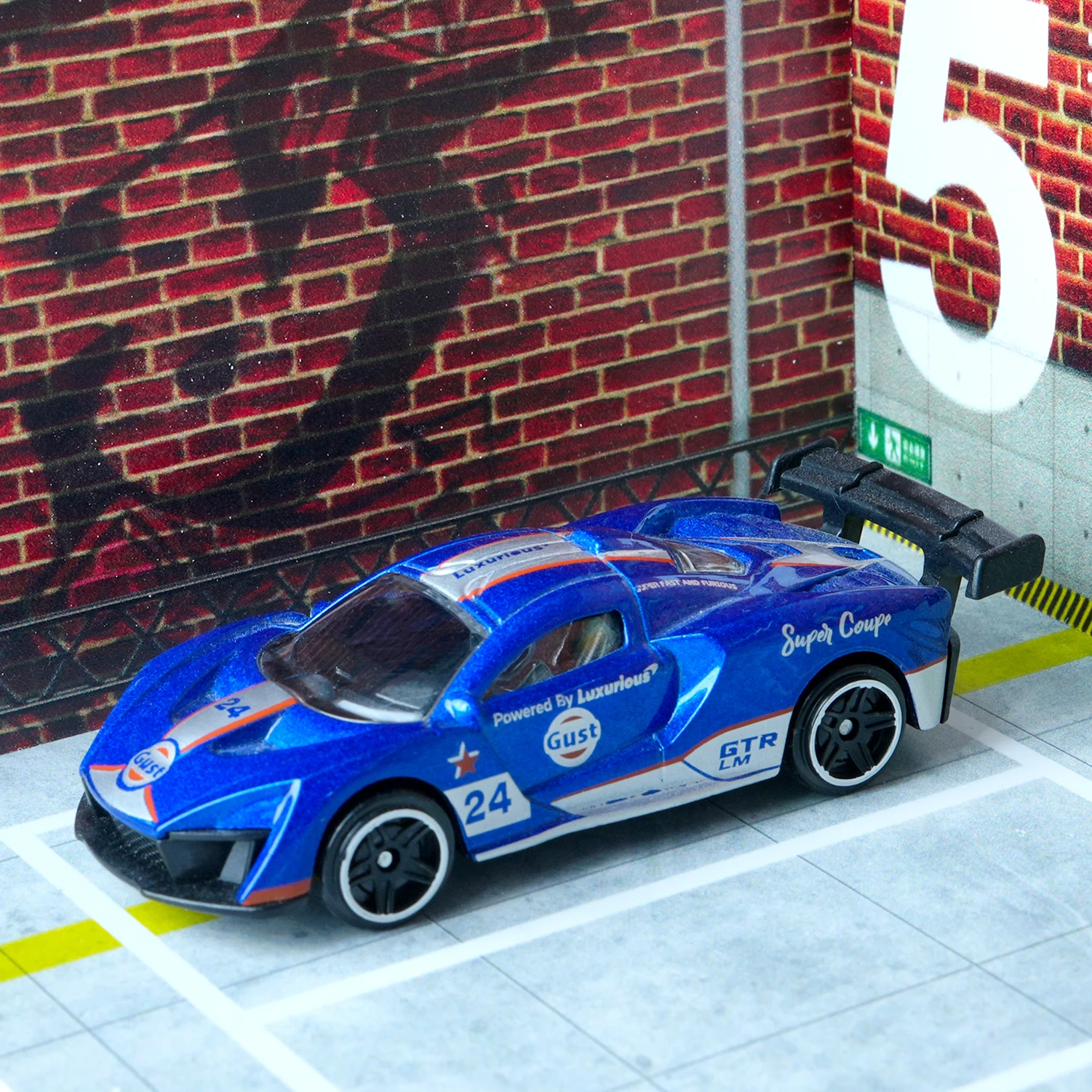 Blue Shark-Inspired Die-Cast Racing Car 1:64 Scale 6 Blue Shark-Inspired Die-Cast Racing Car 1:64 Scale - Image 6