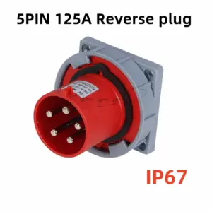 Industrial 125A Waterproof Aviation Plug 7 S409be01346c446d399449e452e2d3488W