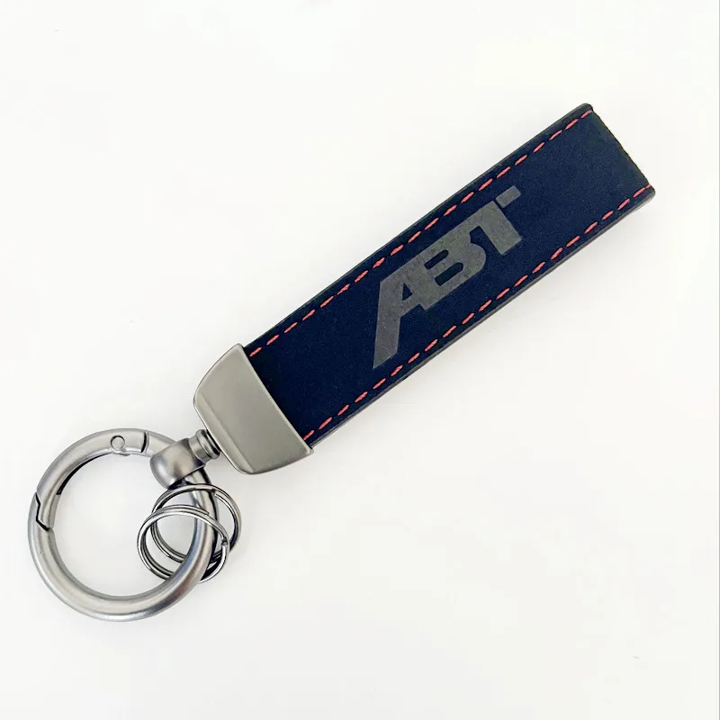 ABT Leather Car Keychain for Audi & Volkswagen 2 ABT Leather Car Keychain for Audi & Volkswagen - Image 2