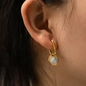 Stainless Steel Oval Hoop Earrings 12 S40b7746cd2c04ac2a45e0b81a2fde83an