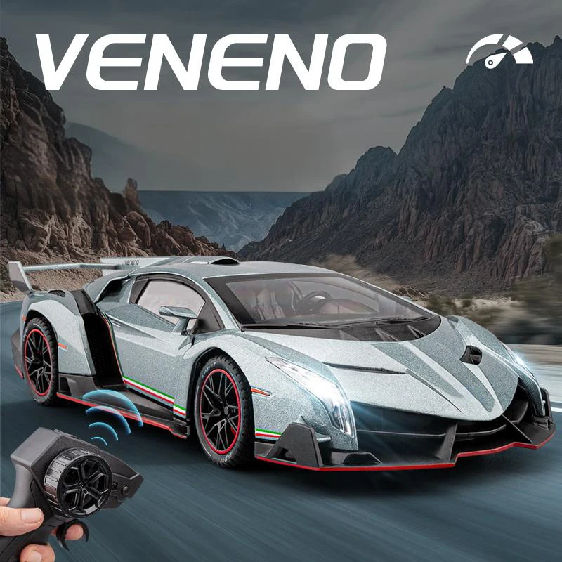 RC Veneno Supercar 1:24 Scale with Remote 6 RC Veneno Supercar 1:24 Scale with Remote - Image 6
