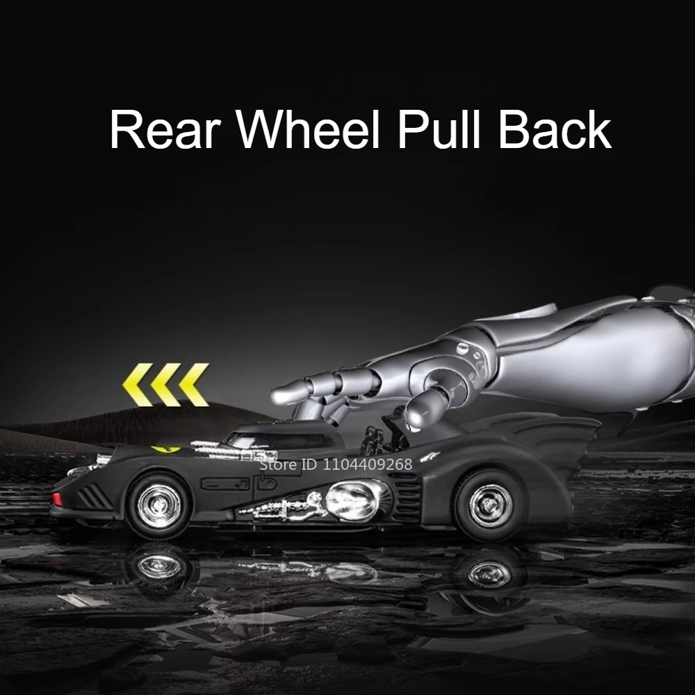 1:38 Scale Batmobile Diecast Toy Car 4 1:38 Scale Batmobile Diecast Toy Car - Image 4