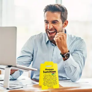Bright Yellow Appreciation Sign for Desk 9 S40d052db2a7a4f3487acb7e2df167729b