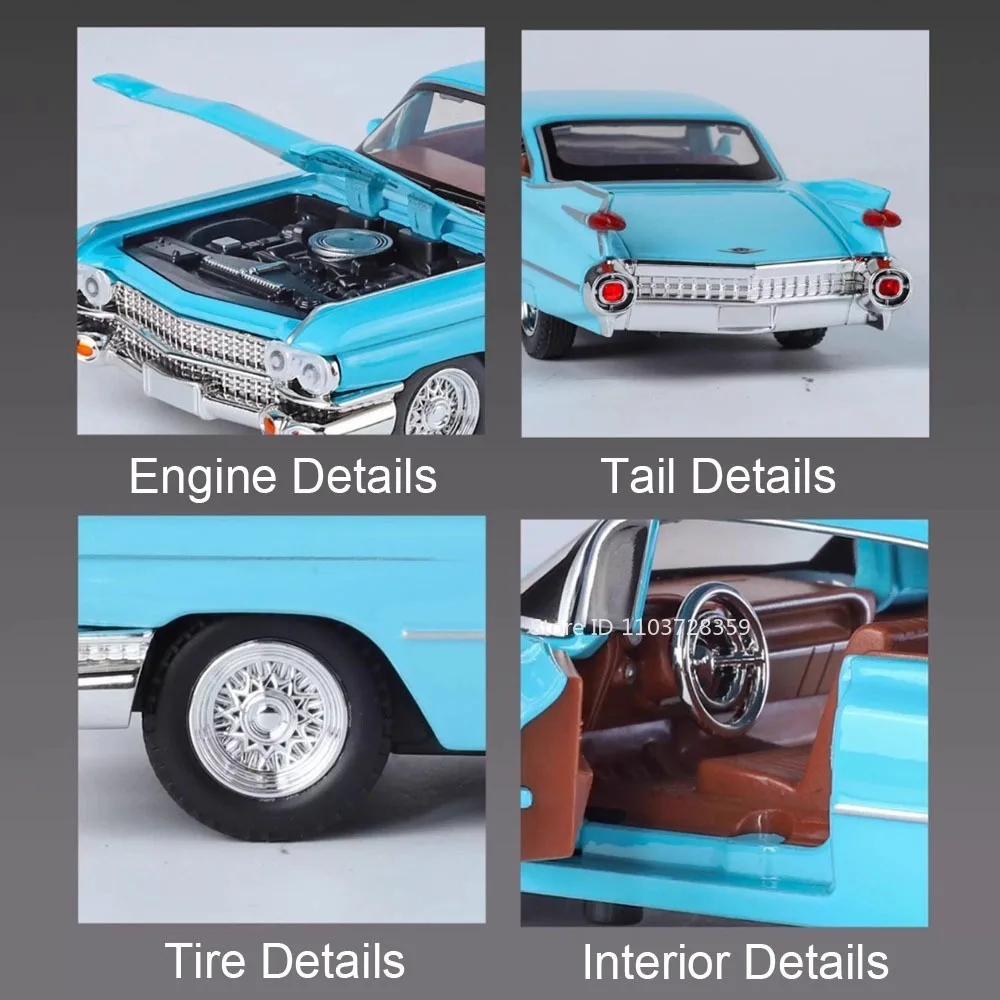 Red 1:32 Scale Diecast Car Model 5 Red 1:32 Scale Diecast Car Model - Image 5