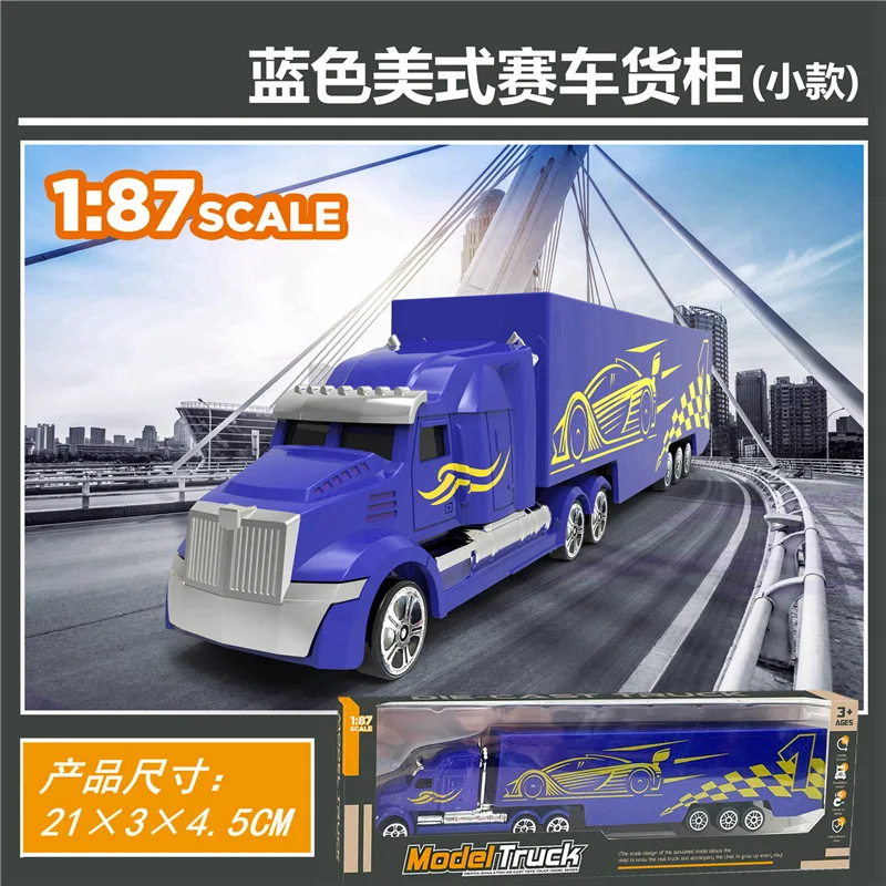 1:87 Alloy Cargo and Oil Tanker Truck Set 10 1:87 Alloy Cargo and Oil Tanker Truck Set - Image 10