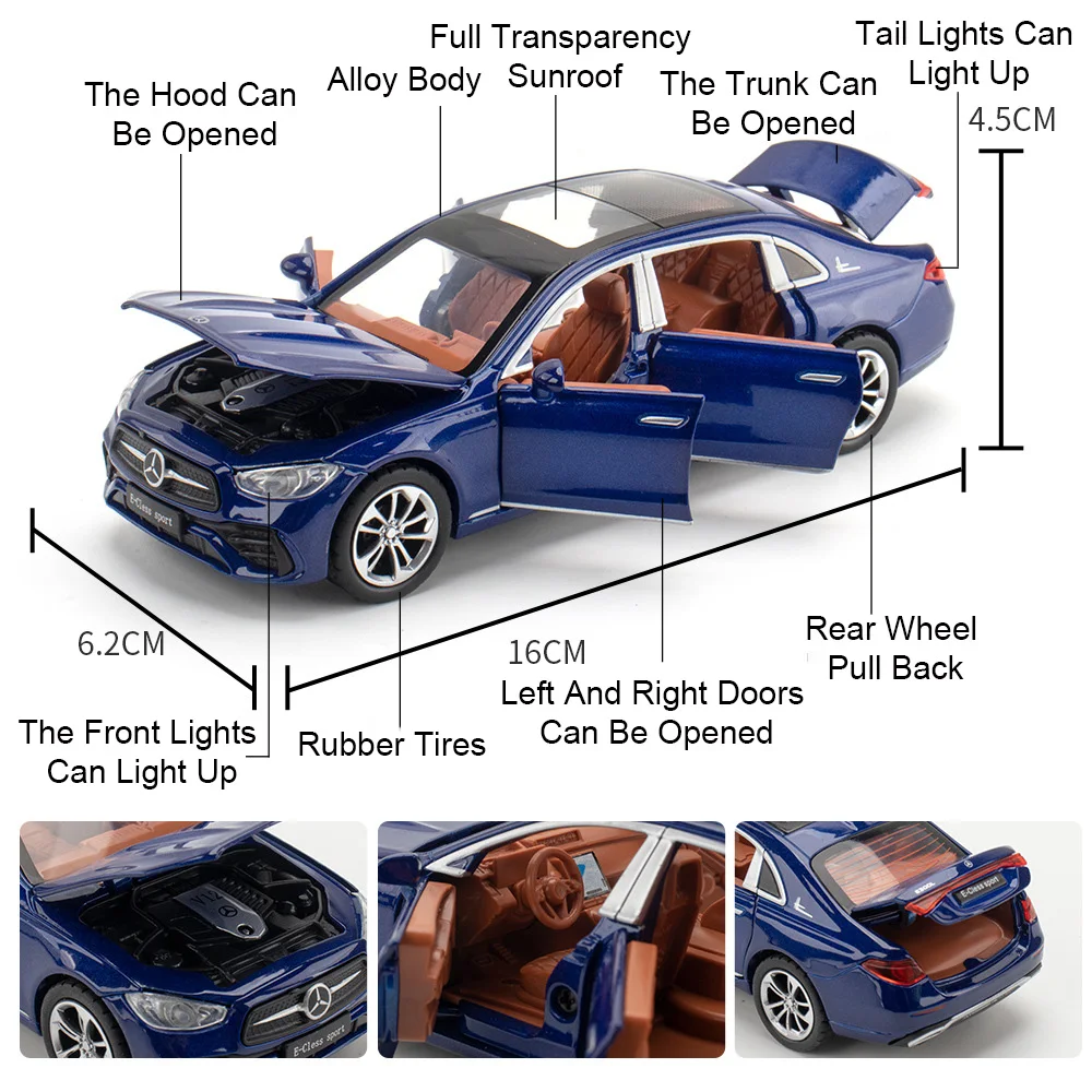 Mercedes-Benz SLS AMG 1:32 Diecast Model 3 Mercedes-Benz SLS AMG 1:32 Diecast Model - Image 3
