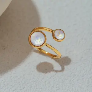 Stainless Steel Zircon Ring for Women 10 S412ca480fefc49a98a5efb4dce4f6612L