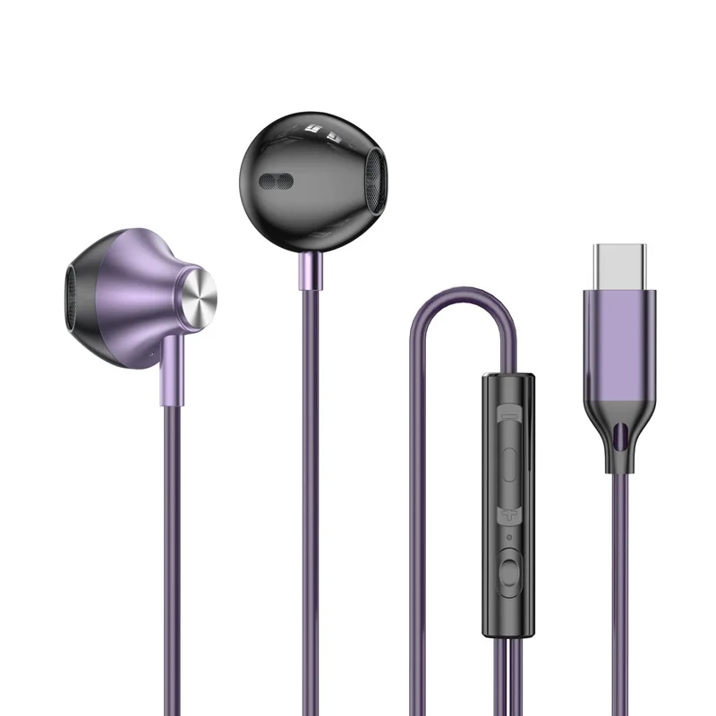 Purple High-Resolution 9D Stereo Wired Earbuds 10 Purple High-Resolution 9D Stereo Wired Earbuds - Image 10