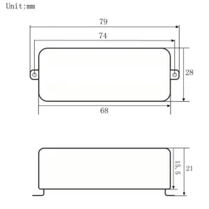 Mini Humbucker Pickup Set for Electric Guitar 11 S4163bde1edfc496abe8171d74f7a683aT